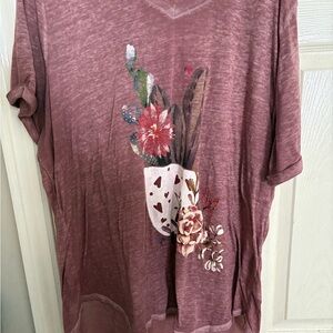 Mauve Cactus Maurice’s top